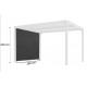 Seitlicher Jalousievorhang Bioklimatische Pergola Habrita 3m