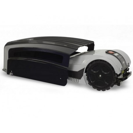 Abrigo de estação de carregamento para Ambrogio Robot Lawn Lawn Segadeira Preto Carbono