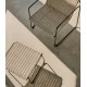 Arvin Swirl Stuhl aus beigem Chenille-Stoff und Beinen aus VeryForma-Eichenholz