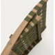 Beli opklapbare fauteuil in massief hout en groen touw VeryForma