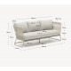 Saco 3-Sitzer-Outdoor-Sofa aus Seil und Stahl VeryForma