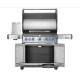 Churrasqueira a gás Napoleon Rogue® PRO-S 625 RSIB em aço inoxidável SIZZLE ZONE™ 7 com queimador lateral e traseiro