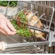 Churrasqueira Le Marquier Mendy em Aço Inox com Carrinho e Rotisserie