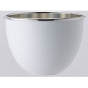 BOwl is a bowl white polished Tin OA1710 champagne